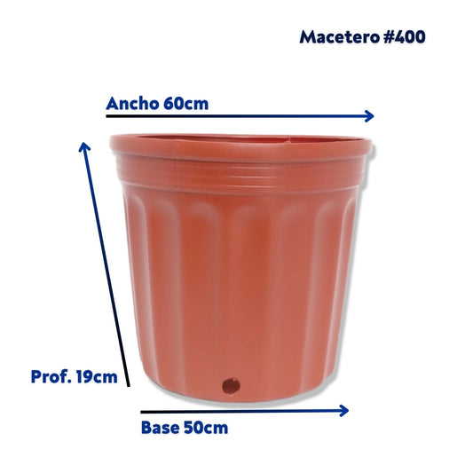 Macetero #400 Terracota Plásticos 2004
