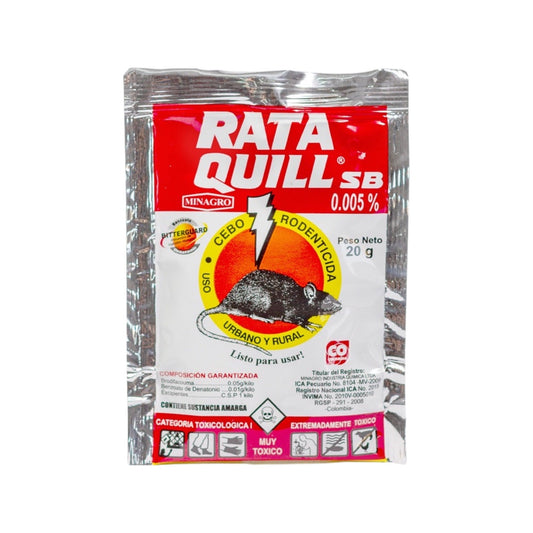 Rataquill 20 Gr Minagro industria química LTDA.