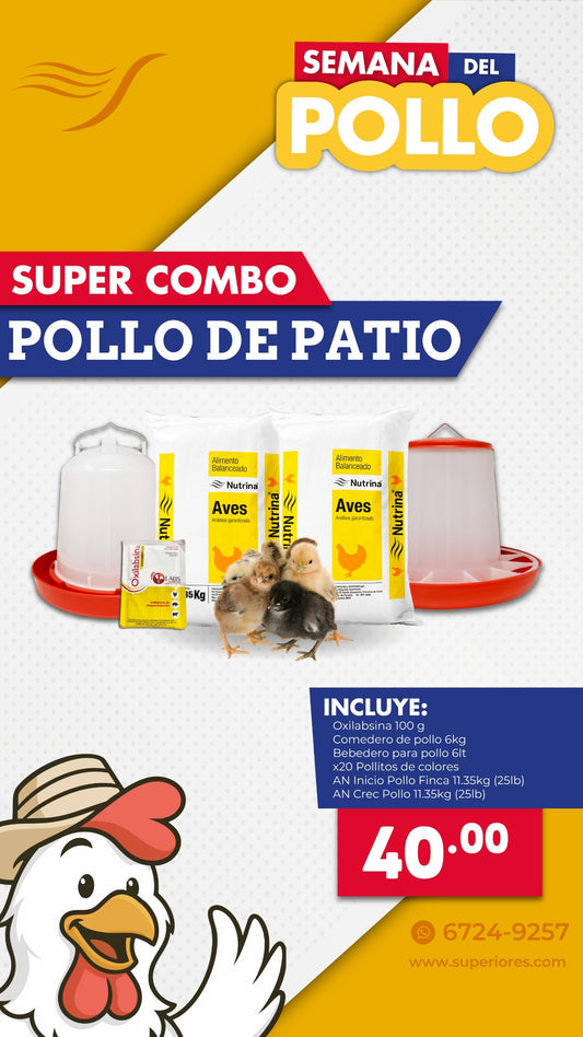 COMBO POLLO DE PATIO - Ningún fabricante -