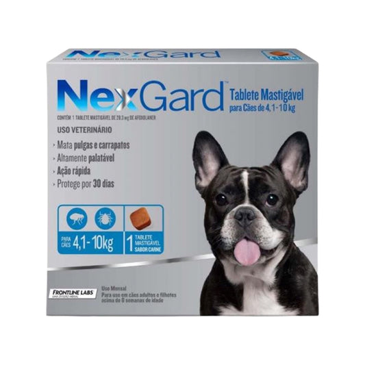 Nexgard Medium Tableta De 4.1-10 Kg Grupo Boehringer Ingelheim.