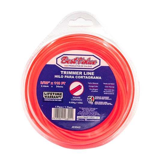 Hilo Cortagrama . 105 (90) Rojo Cua 1/2lb Mintcraft pro