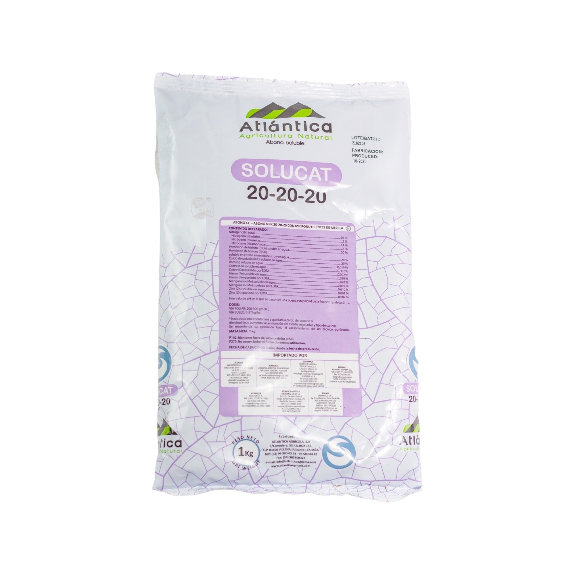 Solucat 20-20-20 1 Kg Agropro