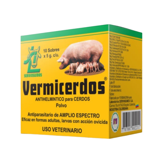 Vermicerdo Sobre Laboratorios Servinsumos S.A