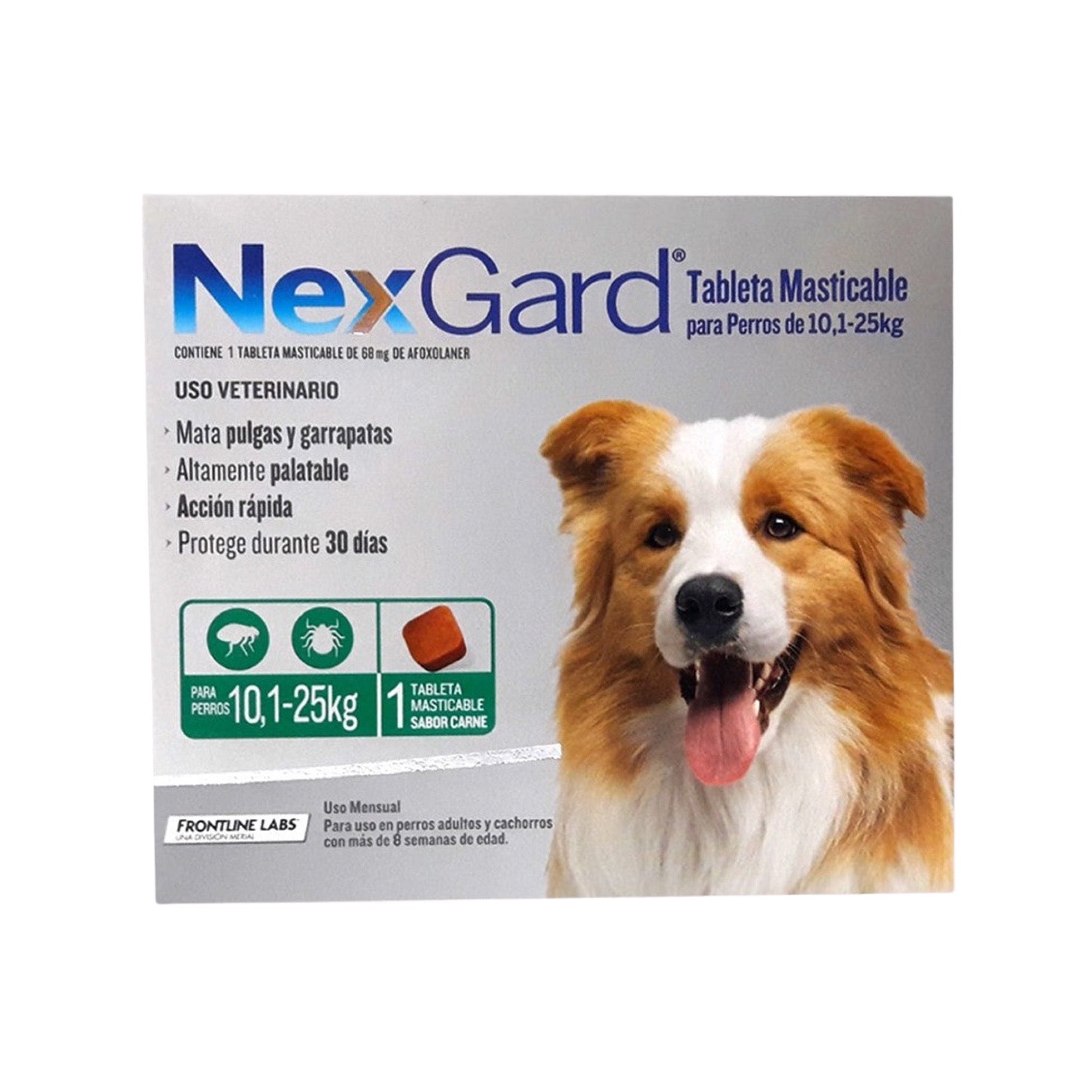 Nexgard Large Tableta De 10.1-25 Kg Grupo Boehringer Ingelheim.