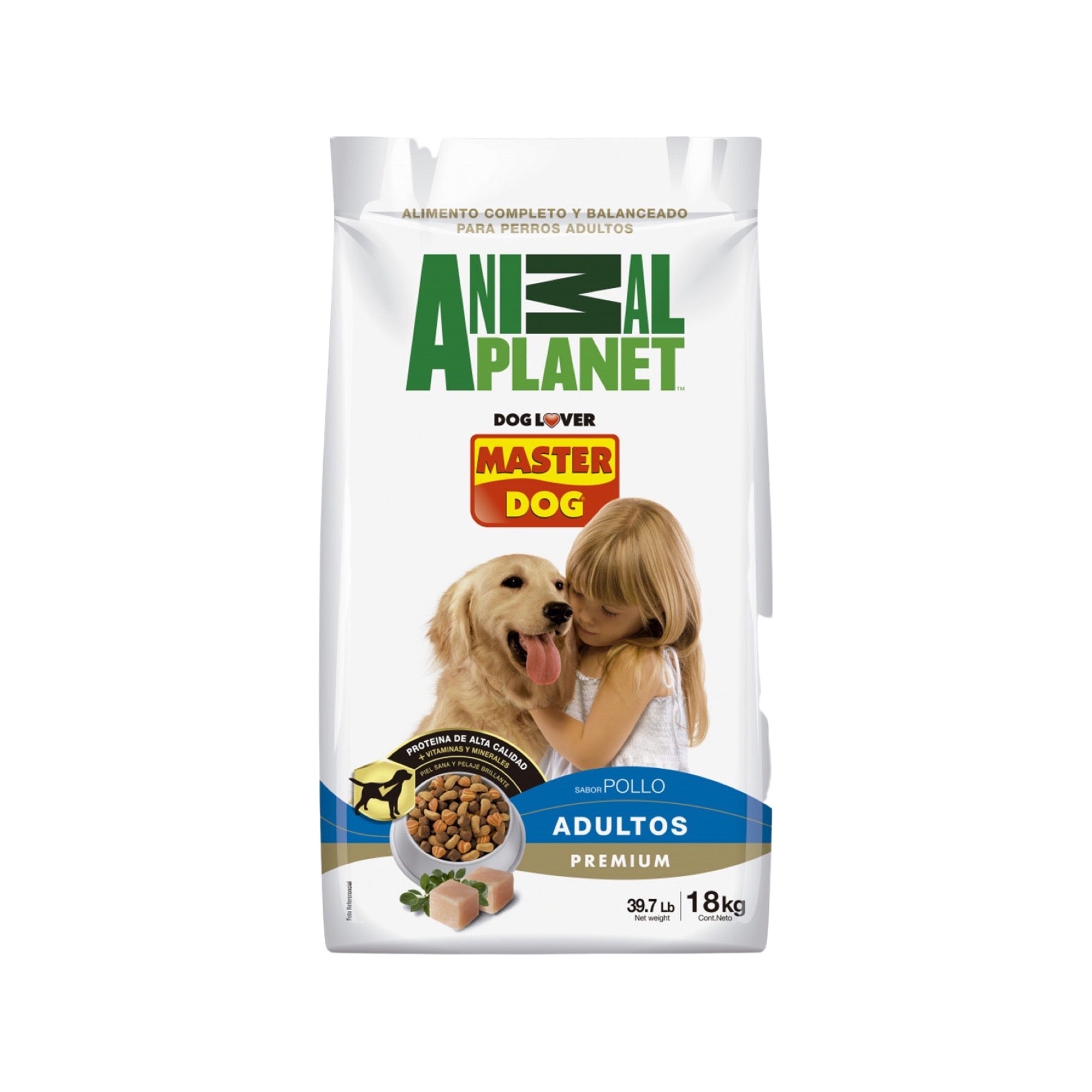 Master Dog Adulto 18kg (Pollo Arroz Veg) Animal Planet