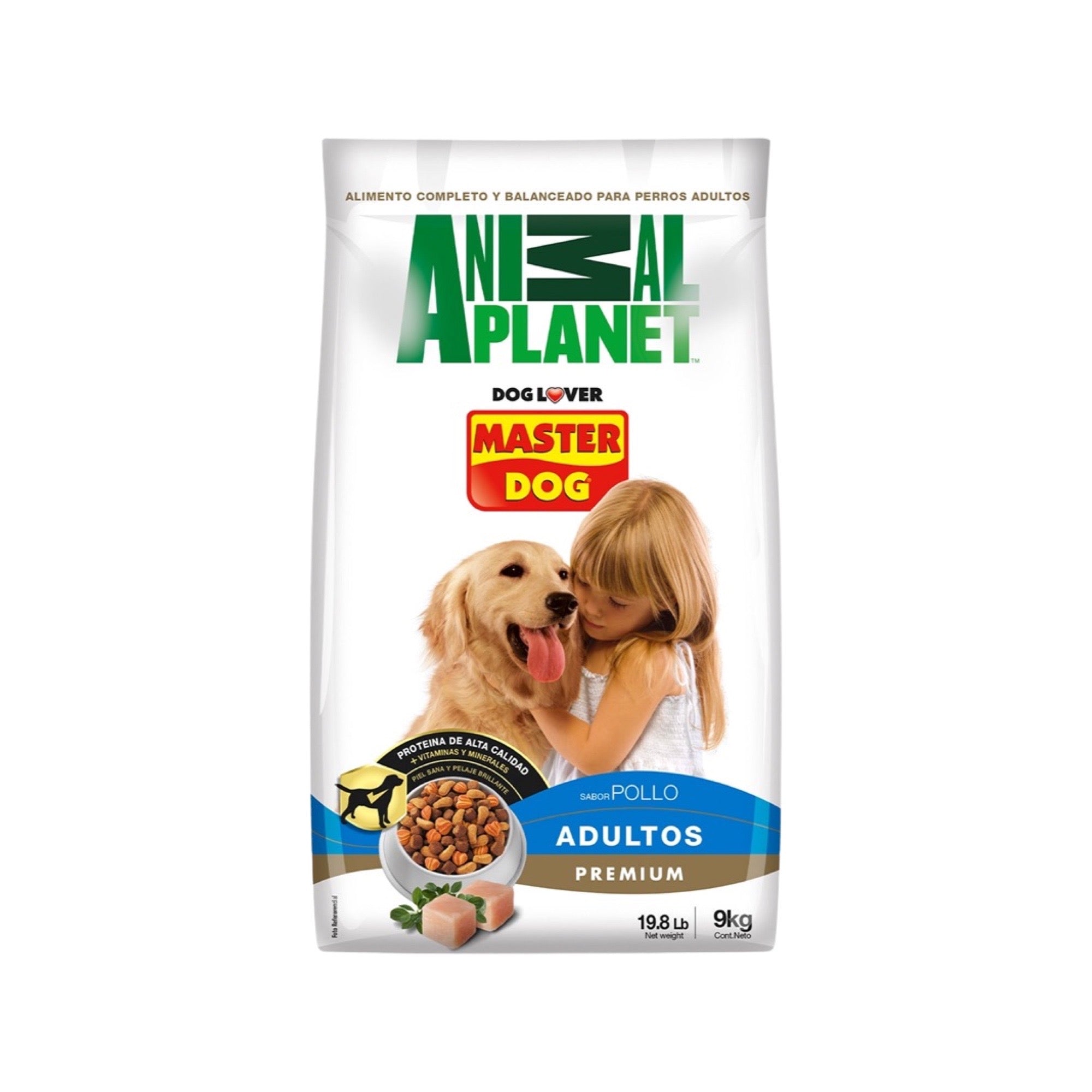 Master Dog Adulto 9kg (Pollo Arroz Veg) Animal Planet