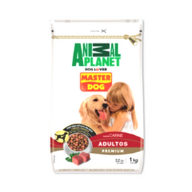 Master Dog Adulto 1kg (Carne Arroz Veg) Animal Planet