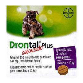 Dontral  Plus Saborizado 10kg/24 Tab Bayer